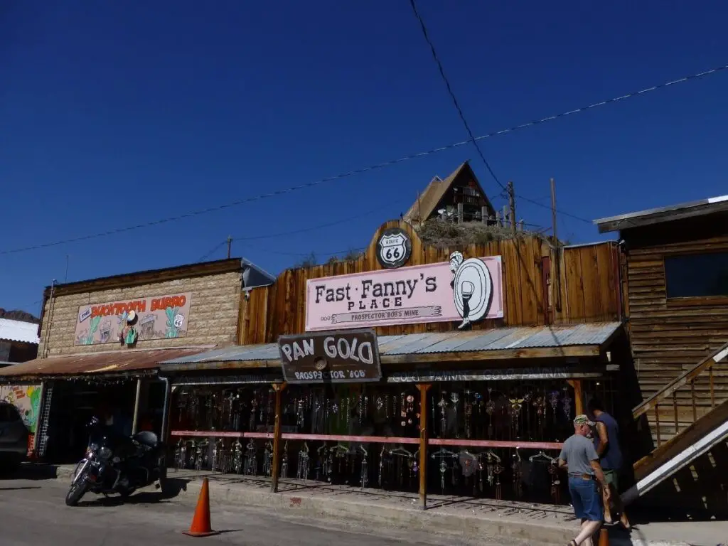 Oatman ghost town in Arizona 