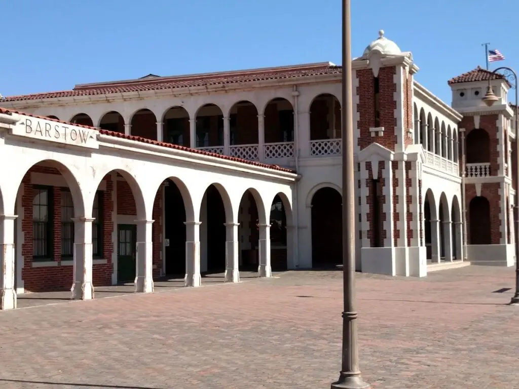 Railways station in Barstow CA