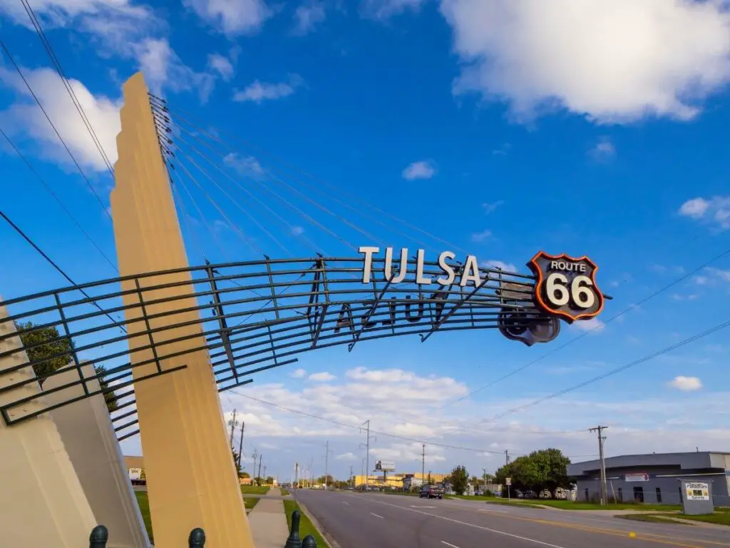 City of Tulsa on Route 66