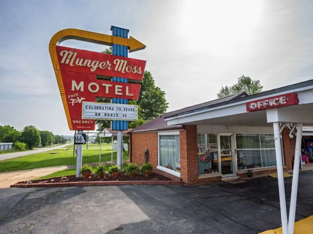 Munger Moss Motel on Route 66 in Missouri