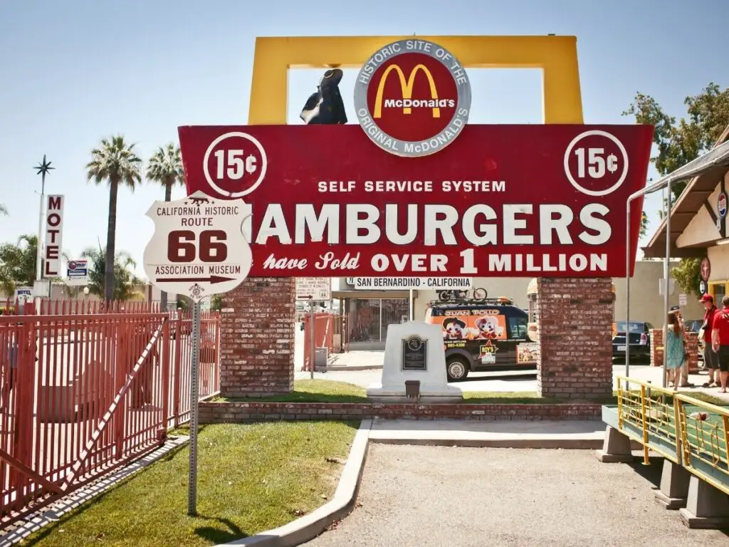 Original McDonalds Museum on Route 66