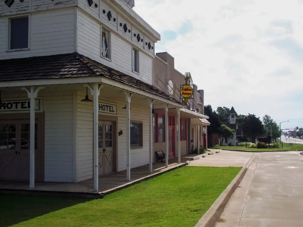 recreation of old route 66 main street