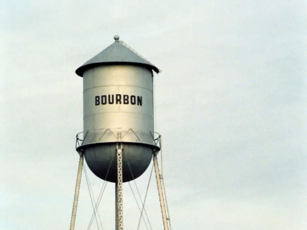 water tower in Bourbon Missouri