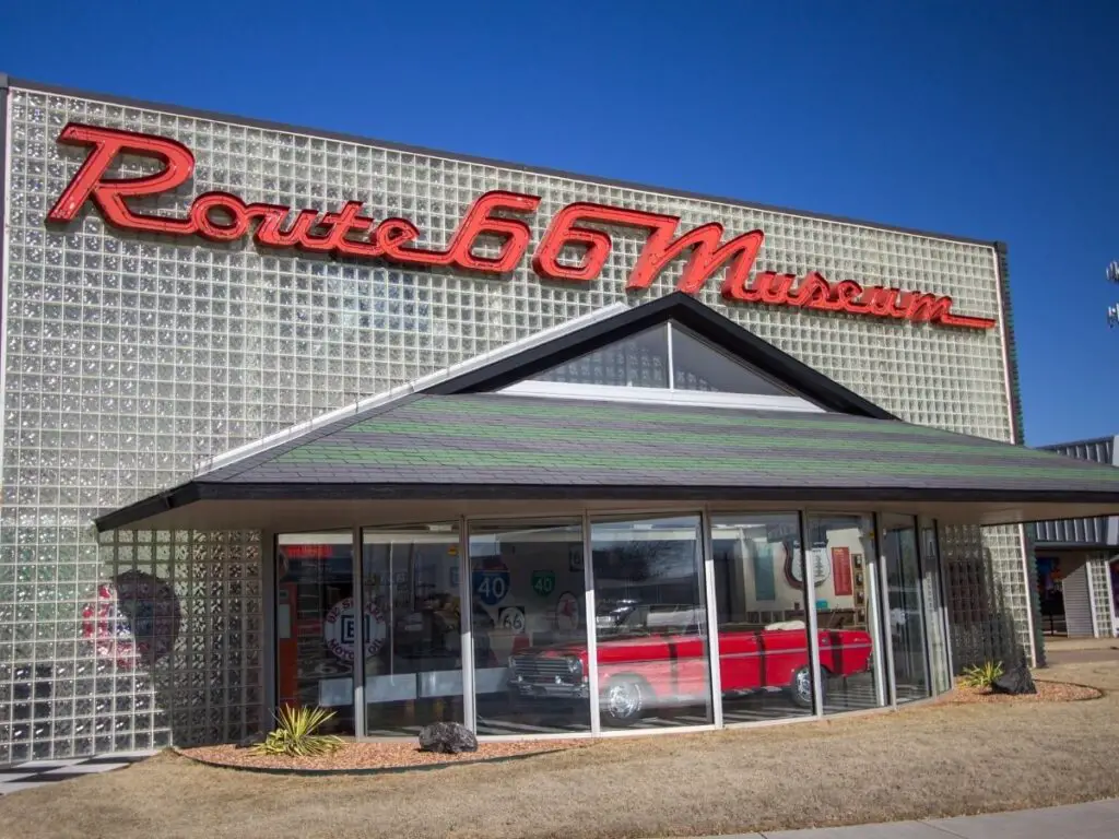 Route 66 museum in Clinton OK