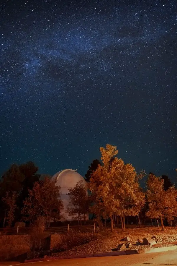 Flagstaff Observatory at night