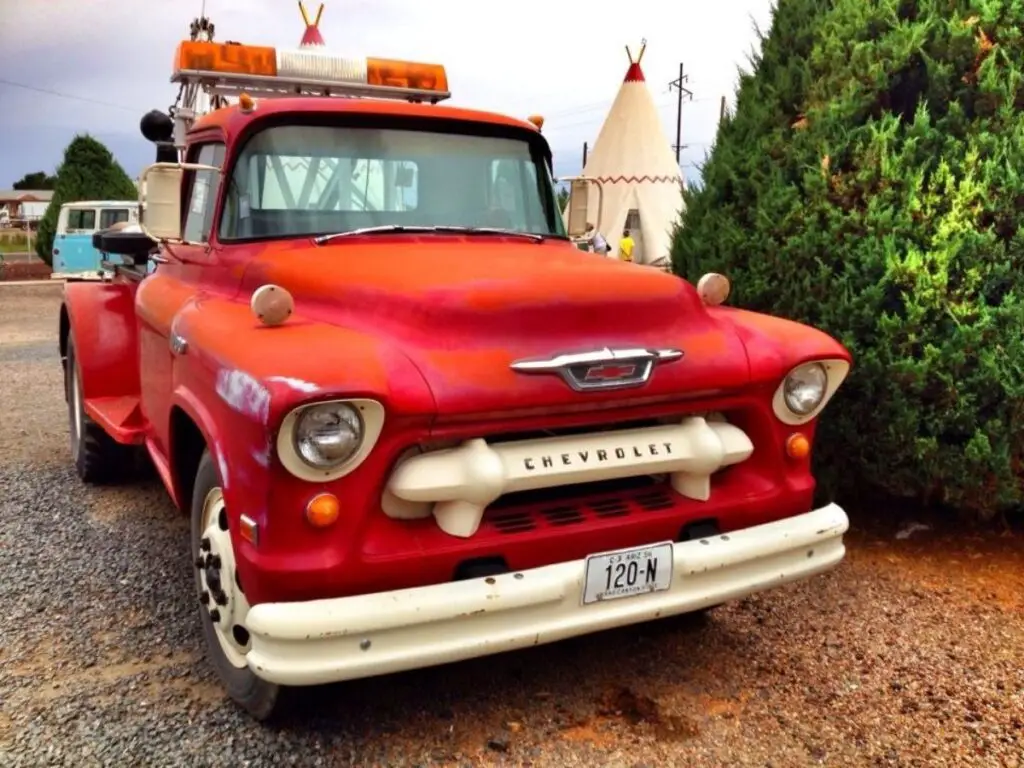 old truck on route 66