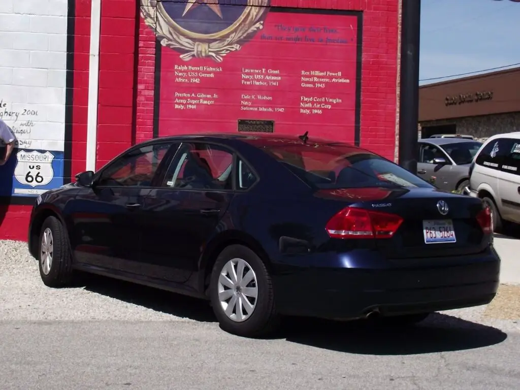 Rental car on Route 66