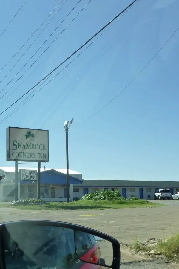 Shamrock Country Inn Motel on Route 66 in Texas
