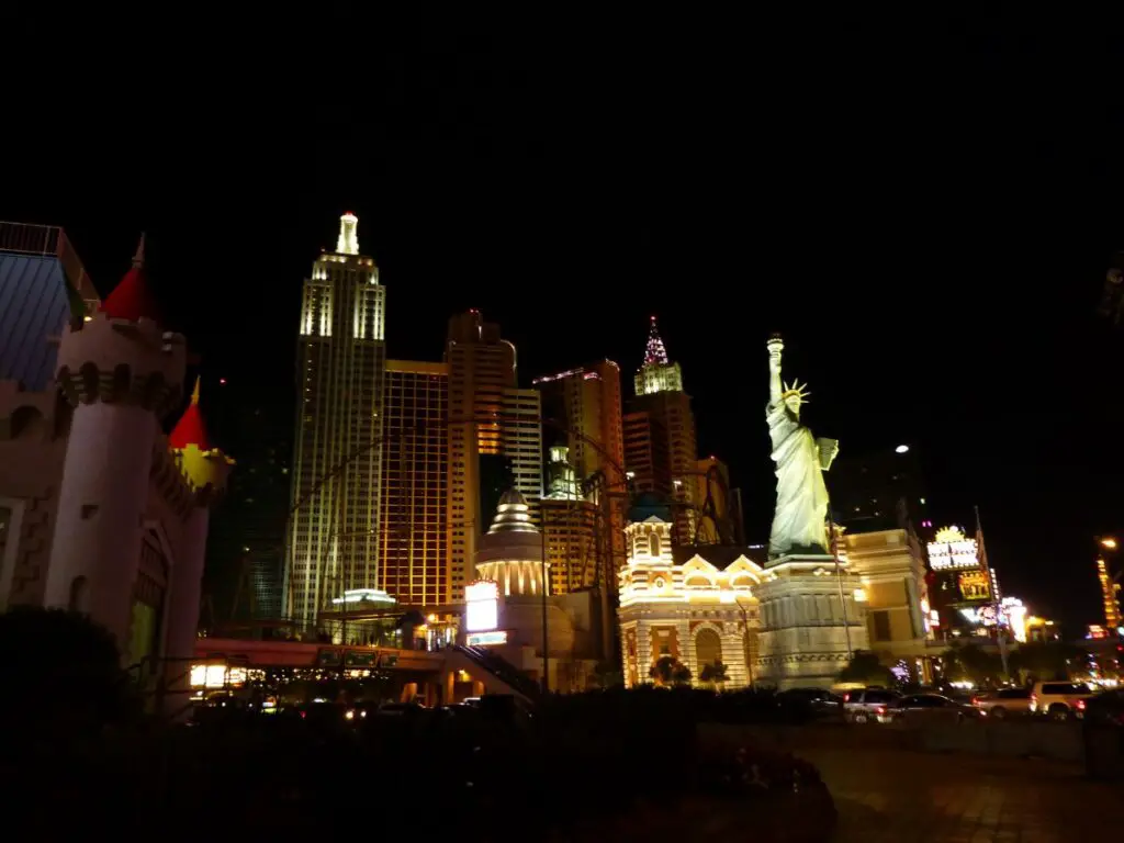 Las Vegas at night time