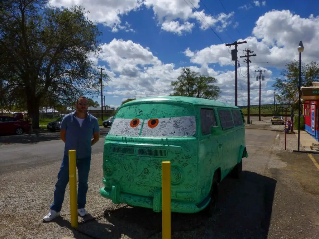 old car in Seligman, Arizona